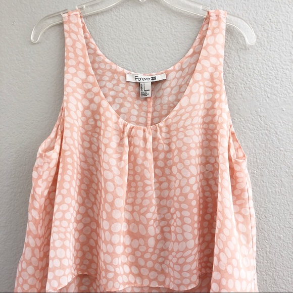 Forever 21 Peach Sleeveless Top. Sz Sm. - Picture 2 of 6
